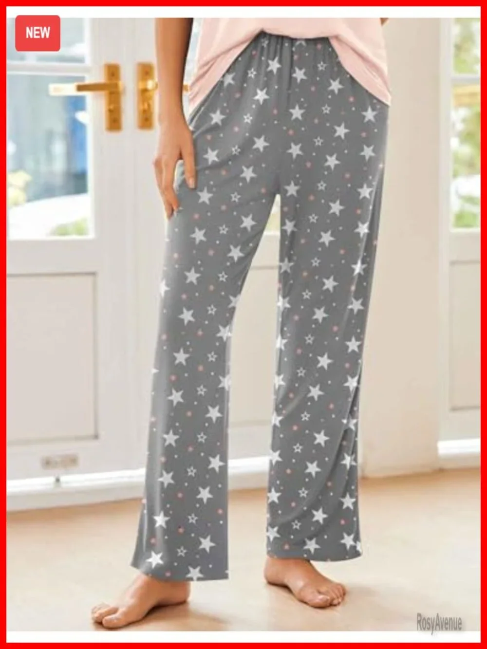 Women's 2 Piece Short Sleeve Pajama Set V Neck Chest Pocket